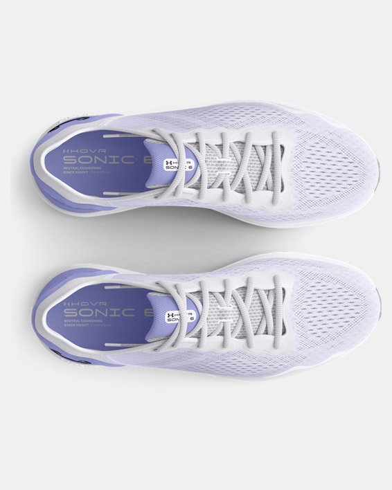 Women's UA HOVR™ Sonic 6 Running Shoes in White image number 2